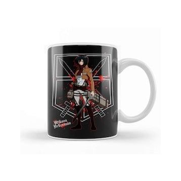Baskı Dükkanı Shingeki No Kyojin Mikasa Ackerman Kupa