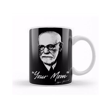 Baskı Dükkanı Sigmund Freud Your Mom Kupa