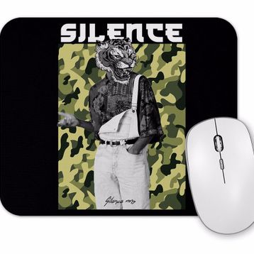 Baskı Dükkanı Silence Rms Will Tigre Mouse Pad