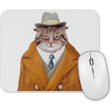 Baskı Dükkanı Sisman Süslü Cats Kedi Mouse Pad