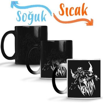 Baskı Dükkanı SK10660 Venom 04 Sihirli Porselen Bardak Kupa