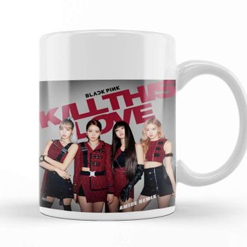 Baskı Dükkanı SK7991 Kill This Love Blackpink Sihirli Porselen Bardak Kupa