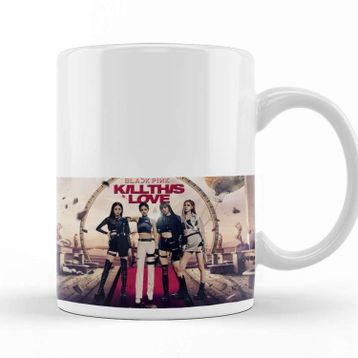 Baskı Dükkanı SK7991 Kill This Love Blackpink Sihirli Porselen Bardak Kupa