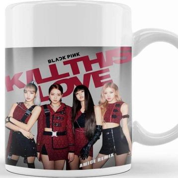 Baskı Dükkanı SK7991 Kill This Love Blackpink Sihirli Porselen Bardak Kupa