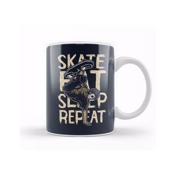 Baskı Dükkanı Skate Eat Sleep Repeat Kupa