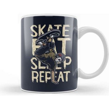 Baskı Dükkanı Skate Eat Sleep Repeat Kupa