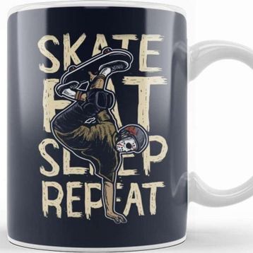 Baskı Dükkanı Skate Eat Sleep Repeat Kupa