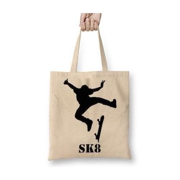 Baskı Dükkanı Skate Kaykay Bez Çanta
