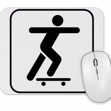 Baskı Dükkanı Skateboard Kaykay Mouse Pad