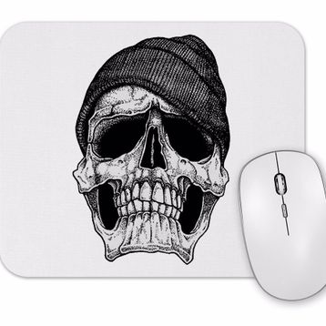 Baskı Dükkanı Skull Boina Mouse Pad