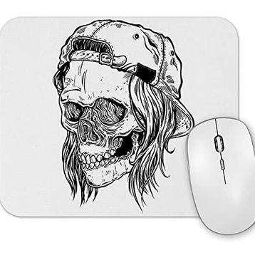 Baskı Dükkanı Skull Bone Mouse Pad