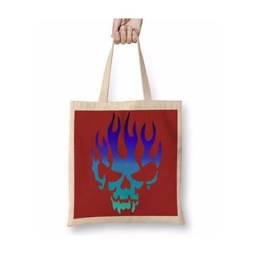 Baskı Dükkanı Skull Kuru Kafa Bez Çanta