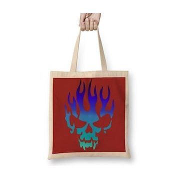 Baskı Dükkanı Skull Kuru Kafa Bez Çanta
