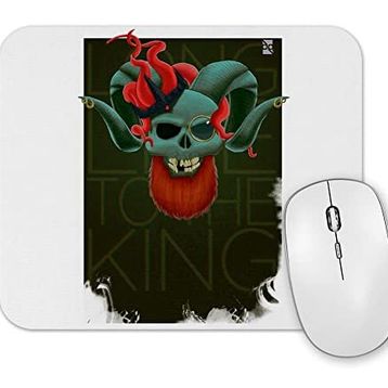 Baskı Dükkanı Skull Litch Branca Mouse Pad