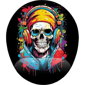 Baskı Dükkanı Skull Mouse Pad