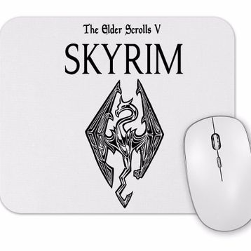 Baskı Dükkanı Skyrim Dragon Mouse Pad
