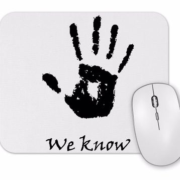 Baskı Dükkanı Skyrim We Know Mouse Pad