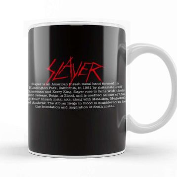 Baskı Dükkanı Slayer Pentagram Kupa