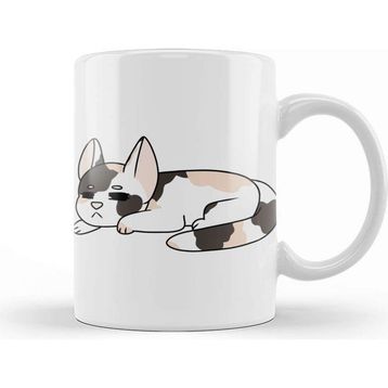 Baskı Dükkanı Sleeping Calico Kitten Cat Kupa