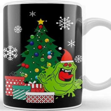 Baskı Dükkanı Slimer Around The Christmas Tree Kupa
