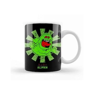 Baskı Dükkanı Slimer Retro Japanese Ghostbusters Kupa