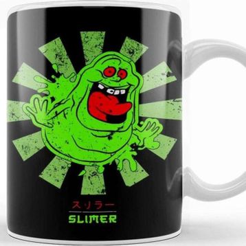 Baskı Dükkanı Slimer Retro Japanese Ghostbusters Kupa
