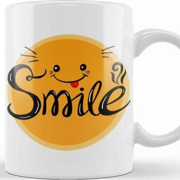 Baskı Dükkanı Smile Komik Imoji Kupa