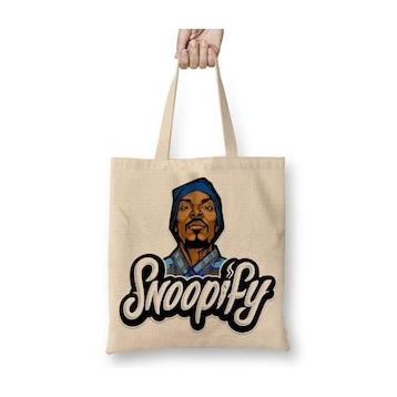 Baskı Dükkanı Snoop Dog Fly Bez Çanta