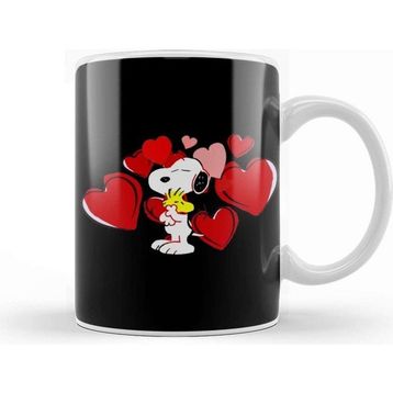 Baskı Dükkanı Snoopy Valentines Day Kupa