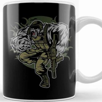 Baskı Dükkanı Soldier Ape Kupa