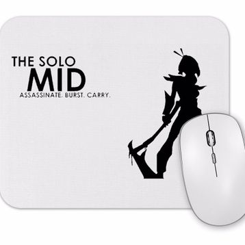 Baskı Dükkanı Solo Mid Akali Mouse Pad