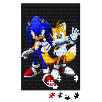 Baskı Dükkanı Sonic 240 Parça Puzzle