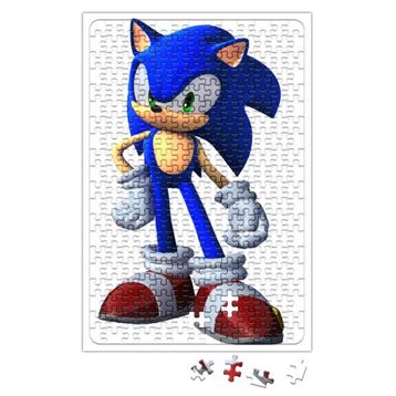 Baskı Dükkanı Sonic 240 Parça Puzzle