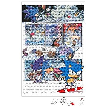 Baskı Dükkanı Sonic 240 Parça Puzzle