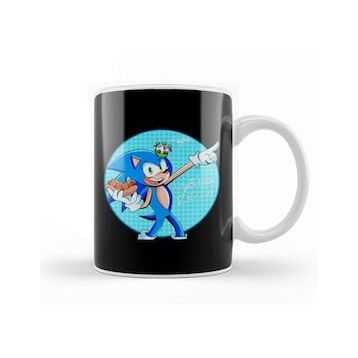 Baskı Dükkanı Sonic Happy Birthday Kupa