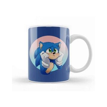 Baskı Dükkanı Sonic Happy Sonic Kupa