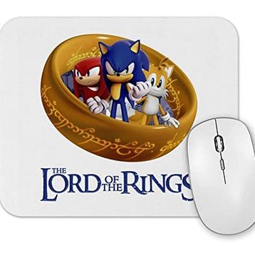 Baskı Dükkanı Sonic O Senhor Dos Aneis Mouse Pad