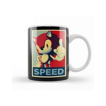 Baskı Dükkanı Sonic Speed Sonic the Hegdehog Kupa