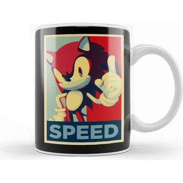 Baskı Dükkanı Sonic Speed Sonic the Hegdehog Kupa