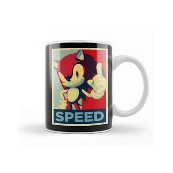 Baskı Dükkanı Sonic Speed Sonic the Hegdehog Kupa