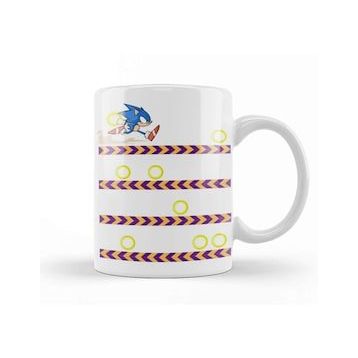 Baskı Dükkanı Sonic Team Sonic Lines Kupa
