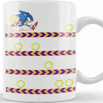 Baskı Dükkanı Sonic Team Sonic Lines Kupa