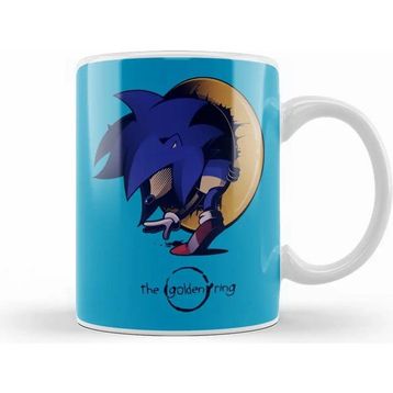 Baskı Dükkanı Sonic the Golden Ring Kupa