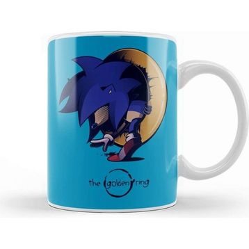 Baskı Dükkanı Sonic the Golden Ring Kupa
