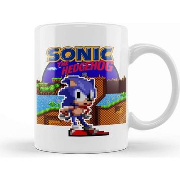 Baskı Dükkanı Sonic The Hegdehog 90S Retro Kupa