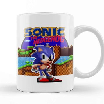 Baskı Dükkanı Sonic The Hegdehog 90S Retro Kupa