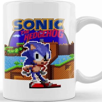Baskı Dükkanı Sonic The Hegdehog 90S Retro Kupa