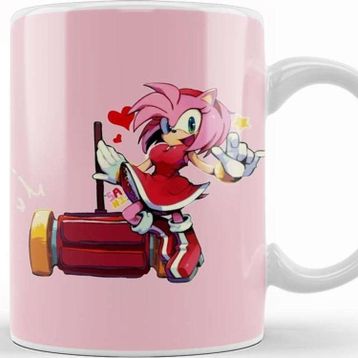 Baskı Dükkanı Sonic the Hegdehog Amy Kupa