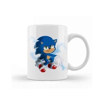 Baskı Dükkanı Sonic The Hegdehog Blue Blur Kupa