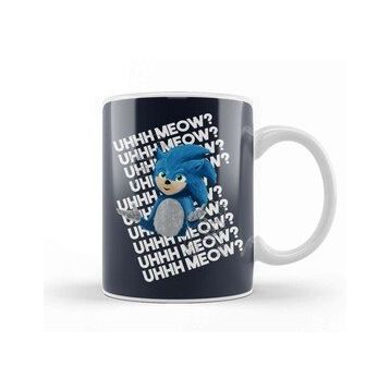 Baskı Dükkanı Sonic Uh Meow Kupa